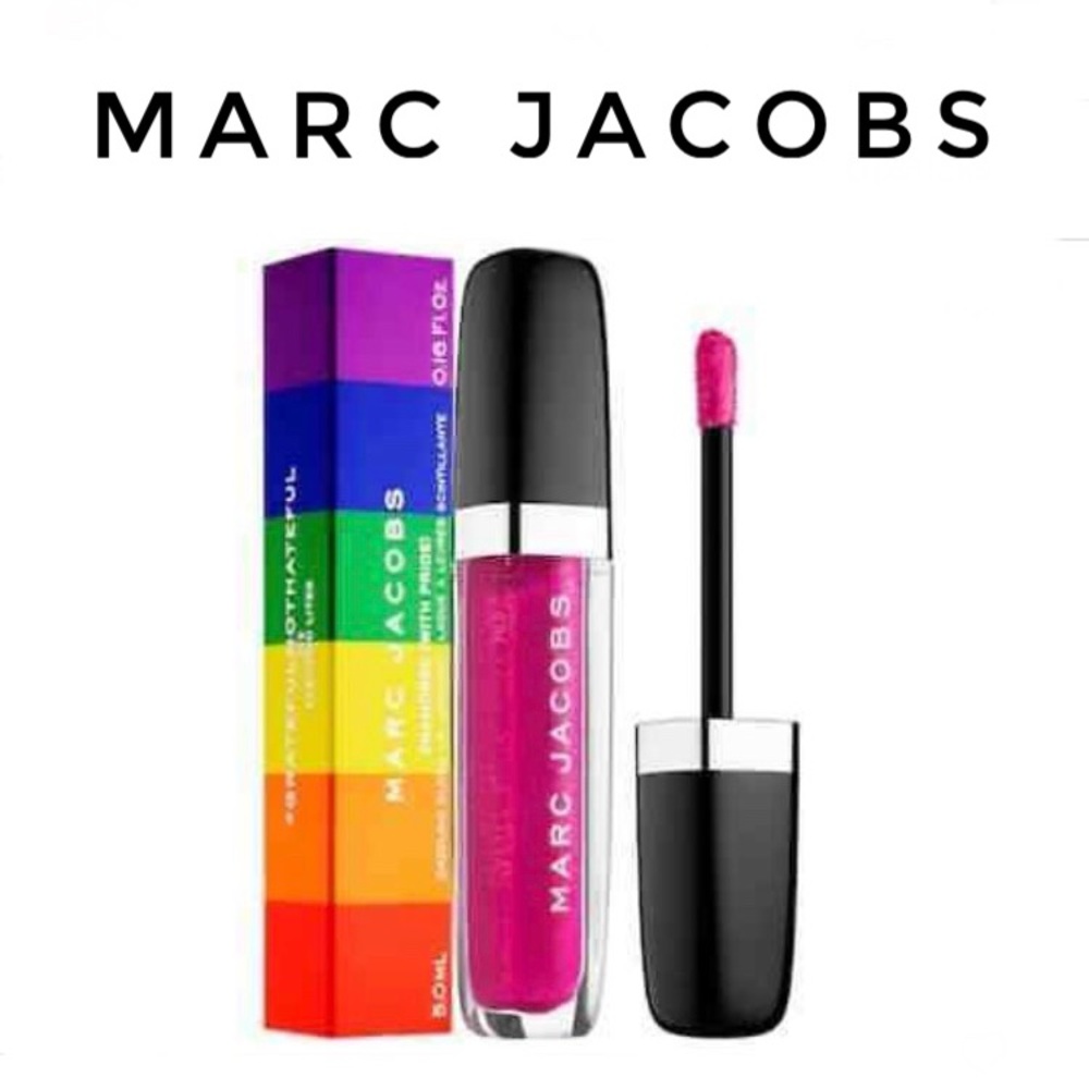 New Marc Jacobs Enamored (With Pride) Dazzling Gloss Lip Lacquer 378 Not Sorry